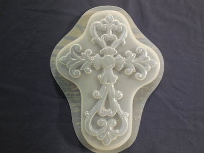 Cross Plaster or Concrete Mold 7259