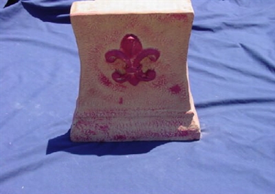 Fleur De Lis Bench Leg Concrete Mold 9005