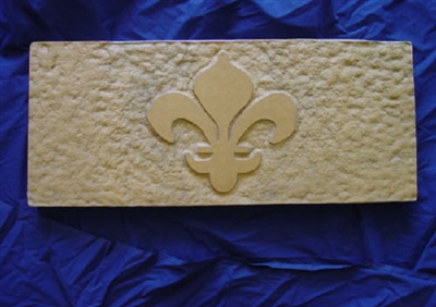 Fleur De Lis Bench Top concrete mold 9006