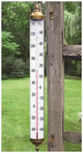 Large Outdoor Thermometer for Patio and Outside Garden 380 mm - Outside  Thermometer Large Easy to Read with Large Numbers and Coloured Zones  Outdoor