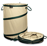 Our 30 gallon hard bottom Kangaroo cleanup bag is the perfect caddy for yard clean up and gardening.