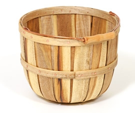 Large Oregon Myrtlewood Basket