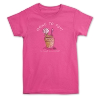 Hot Pink Gone to Pot T-shirt for gardeners.