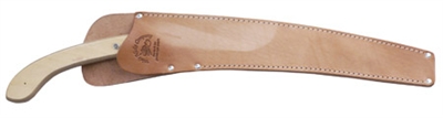 Our leather saw scabbard fits our Fanno #4 pruning saw and attaches nicely to your belt.