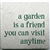 Travertine Tile TT202 - A Garden is a Friend