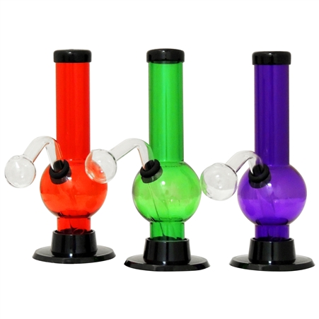 AC-101 6.5" Acrylic Water Pipe Oil Burner | Assorted Colors