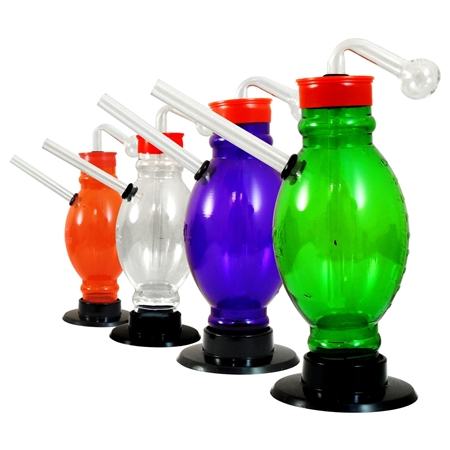 AC-106 6" Acrylic Football Waterpipe | Colors come assorted