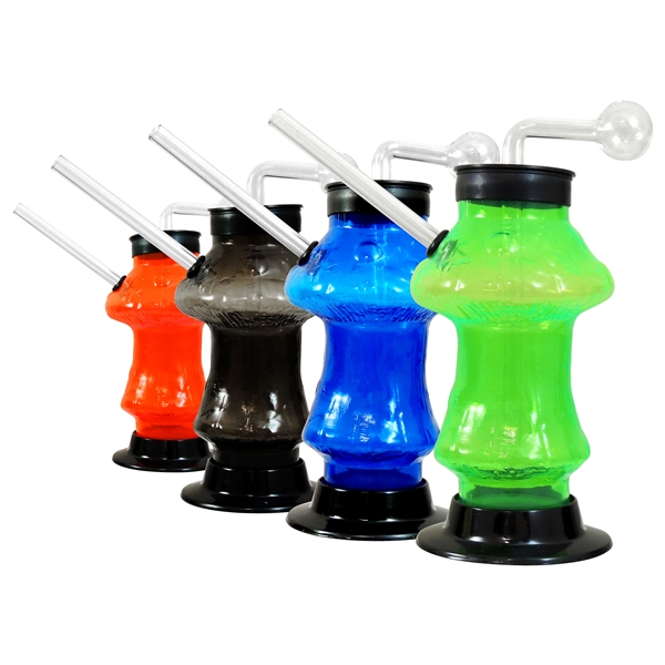 AC-108 8" Acrylic Mushroom Water Pipe Oil Burner | Assorted Colors