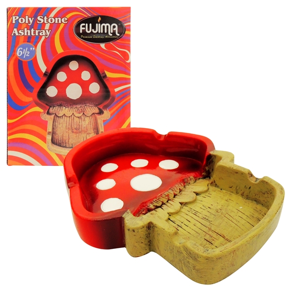 ASH-LT184 6.5" Fujima Polystone Ashtrays | Mushroom