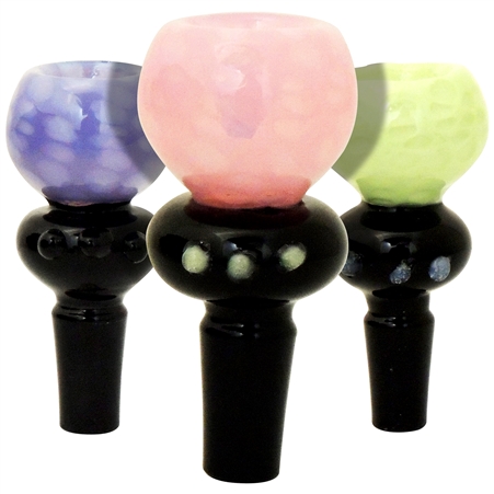 BL-200 3.5" Glass Bowl | 14mm | Assorted Slime Colors