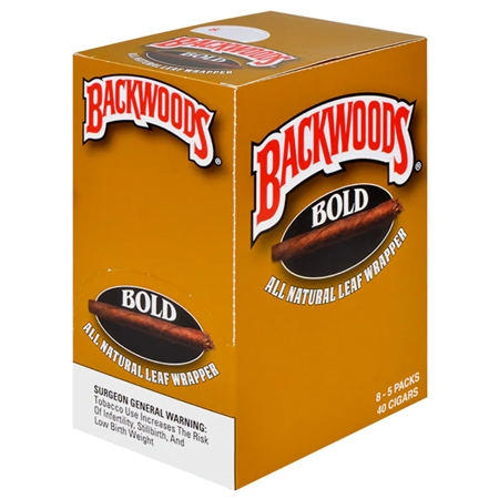 BW-101-BD Backwoods | 8 Packs | 5 Cigars | Bold