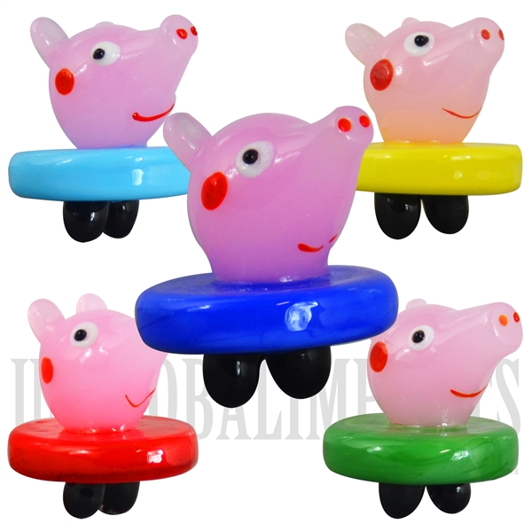 CA-48 Famous Pig Design Carb Cap. Assorted colors