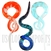 CA-93 4" Snake Glass Dabber. 3 Colors