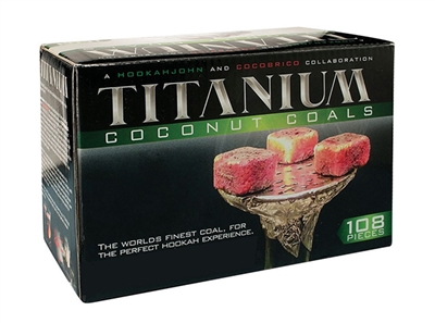 CH-073 Titanium Coconut Coals (108 pcs)