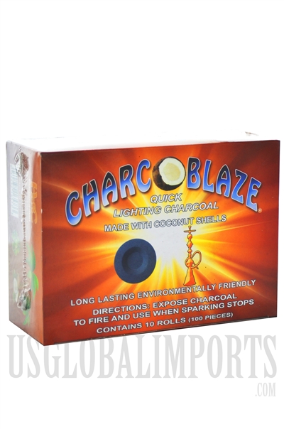 CH-082 Quick Light Charcoal by CHARCO BLAZE. 100pcs