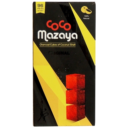 CH-085 Coconut Charcoal Cubes by Coco Mazaya. 96pcs