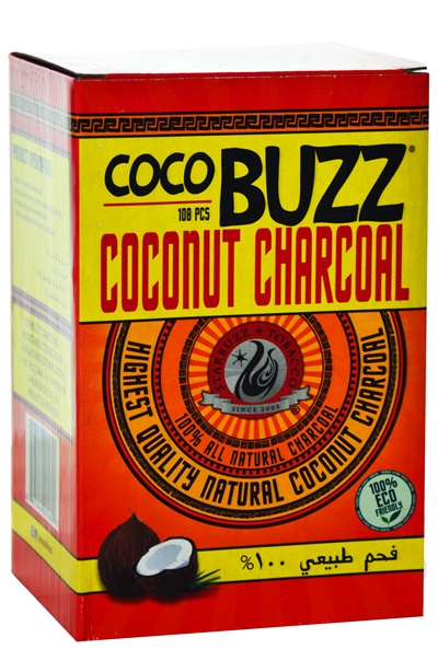 CH-087 Coconut Charcoal by Coco Buzz. 108pcs