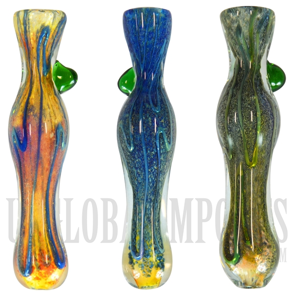 CHP-55 3.5" Chillum Pipe + Color Throughout + Color Line Design