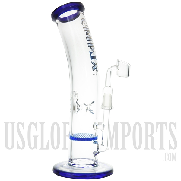 CMPLX10BT 11.5" Water Pipe + Stemless + Ice Catcher + Honeycomb + Bent Neck +CMPLX