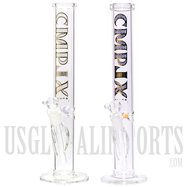 CMPLX15BA 16" Water Pipe + Stemless + Ice Catcher + Color + CMPLX