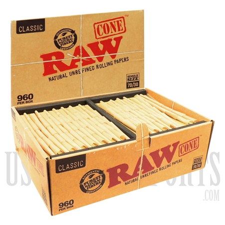 CP-109 RAW Classic Cones | 960 Per Box | Single Size 70/30