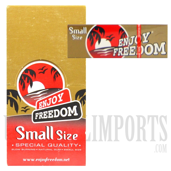 CP-113 Enjoy Freedom Small Size Rolling Paper Special Quality. 50 Pack Box + 50 Rolling Paper