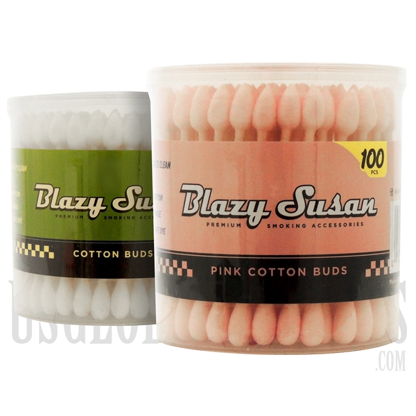 CP-134 Blazy Susan Cotton Buds | 100 Pieces | 2 Color Choices