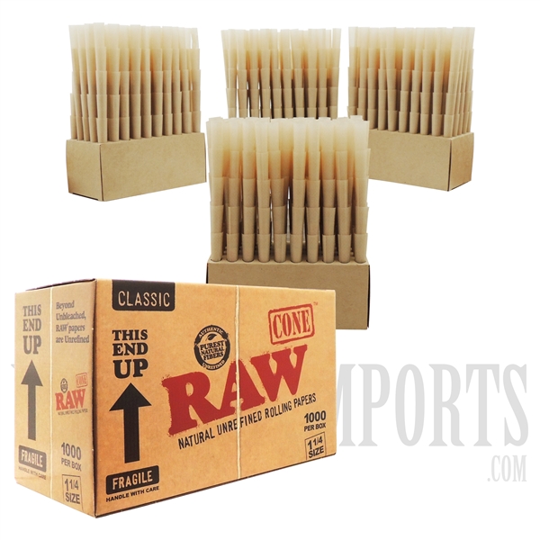 CP-140 RAW Cones | 1000 Per Box | 1 1/4 Size