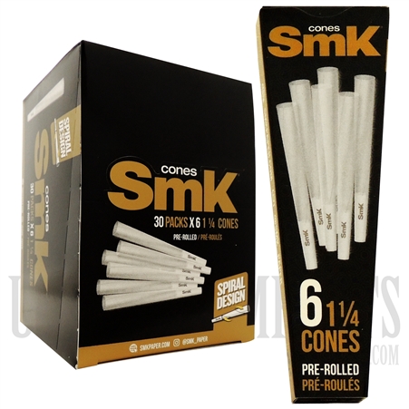 CP-145 SMK Cones | 30 Packs x 6 | 1 1/4 Pre-Rolled Cones