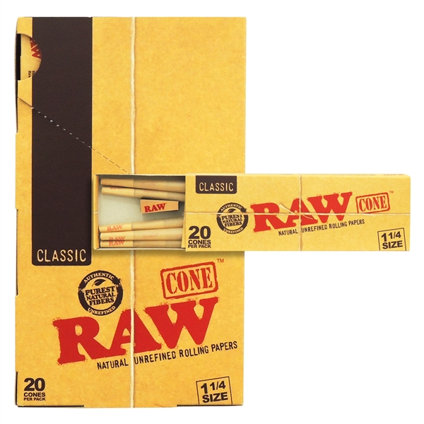 CP-149 RAW Classic Cones | 20 Cones Per Pack | 1 1/4 Size
