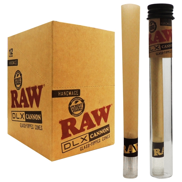 CP-164 RAW DLX Cannon | Glass Tipped Cones | 12 Per Box
