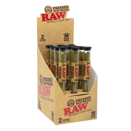 CP-169 Raw Pressed Bud Wraps | King Size | Pre-Rolled Flower Cones