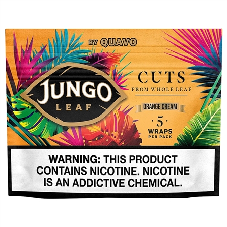 CP-178 Jungo Wraps by Quavo | 5 Wraps | 10 Packs | Orange Cream