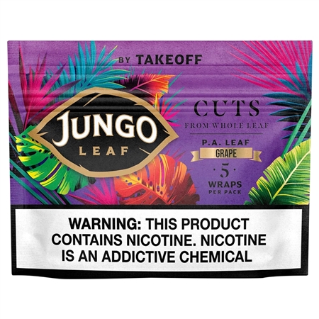 CP-179 Jungo Wraps by Takeoff | 5 Wraps | 10 Packs | Grape