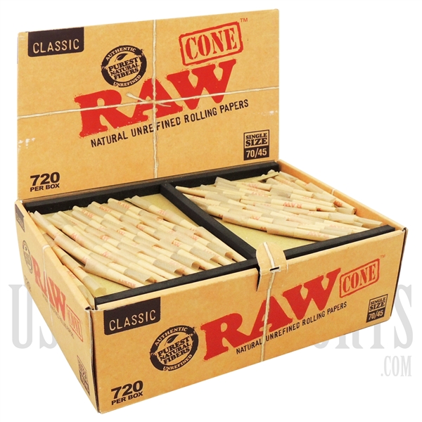 CP-210 RAW Classic Cones | 720 Per Box | Single Size 70/45