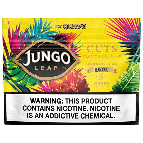 CP-227 Jungo Wraps by Quavo | 5 Wraps | 10 Packs | Banana