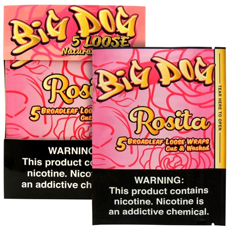 CP-267 Big Dog Wraps | 8 - 5 Packs | 40 Leaf Wraps | Rosita