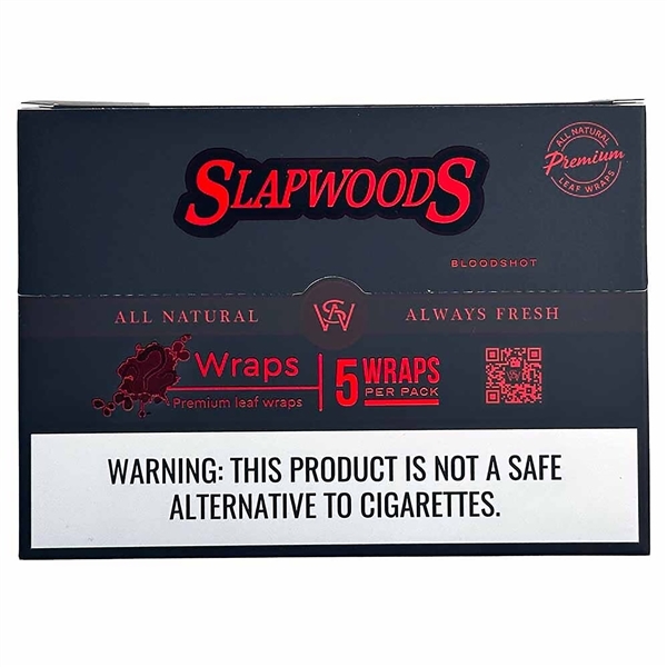 CP-305 Slapwoods Cigar Wraps | 5 Wraps | 10 Pouches | Bloodshot