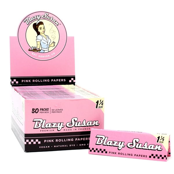 CP-309 Blazy Susan 1 1/4 | 50 Packs | 50 Leaves | Pink