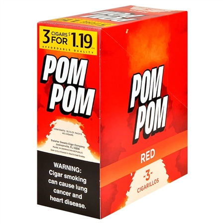 CP-318 Pom Pom | 3 Cigars For $1.19 | 15 Pouches | Sweets