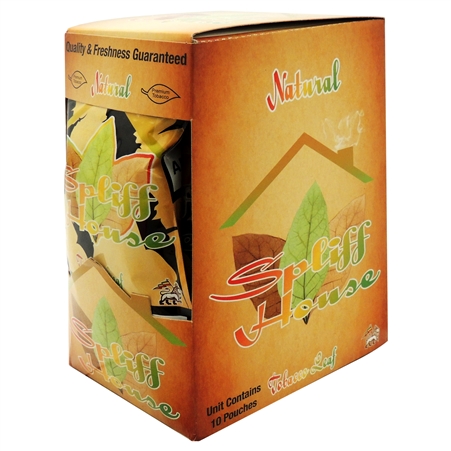 CP-325 Spliff House Leaf | 1 Cigars | 10 Pouches | Natural