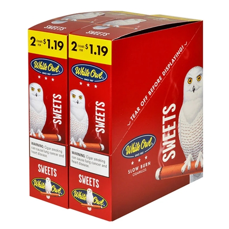 CP-334 White Owl Cigarette Tobacco | 2 for $1.19 | 30 Pouches | Sweets