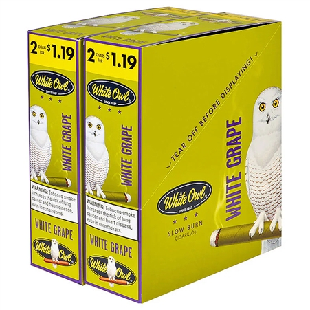 CP-334 White Owl Cigarette Tobacco | 2 for $1.19 | 30 Pouches | White Grape
