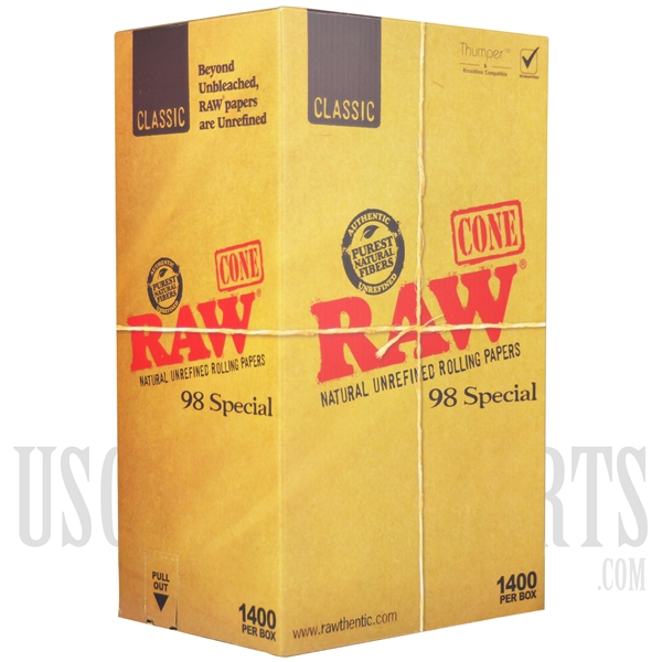 CP-502 RAW Cones 98 Special. 1400 Per Box