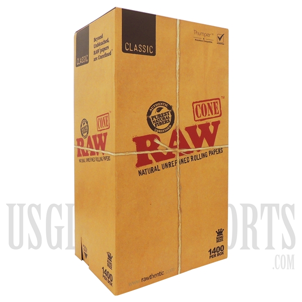 CP-503 RAW Cones | King Size | 1400 Per Box