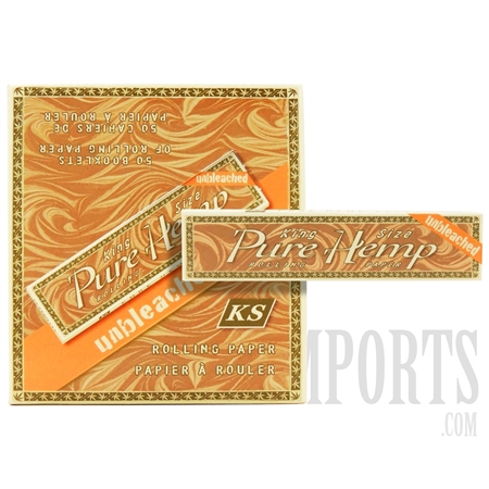 CP-52 Pure Hemp Unbleached | King Size | 50 Booklets