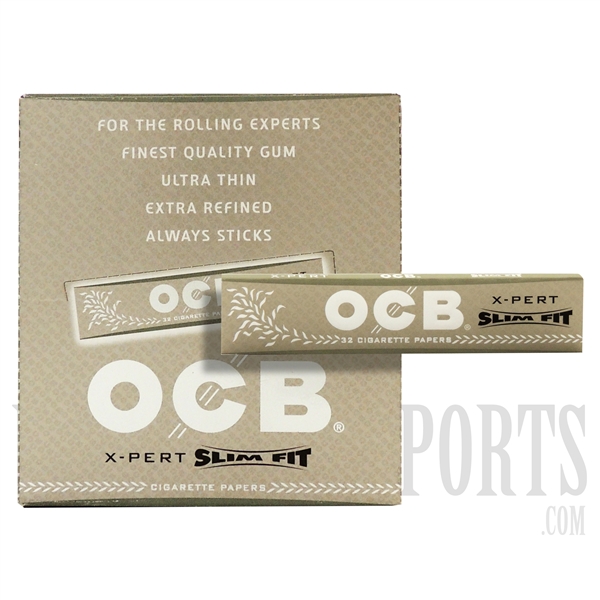 CP-618 OCB X-Pert Slim Fit Rolling Paper | 40mm Size | 50 Booklet | 32 Papers per Booklet