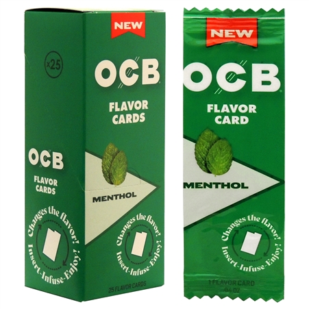 CP-630 OCB Flavor Card | 25ct Box | Menthol