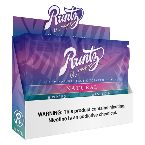 CP-66 Runtz Wrap | 10 Packs | 6 Wraps Each | Natural