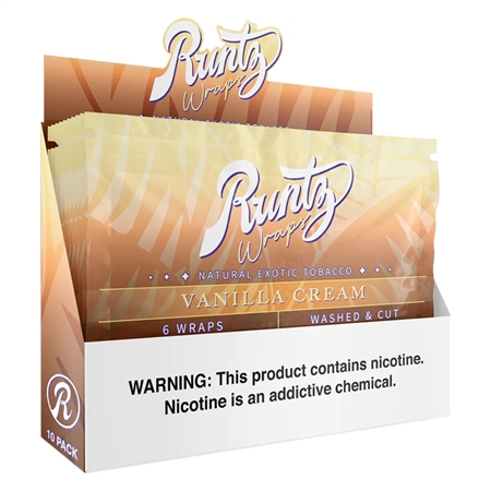 CP-67 Runtz Wrap | 10 Packs | 6 Wraps Each | Vanilla Cream